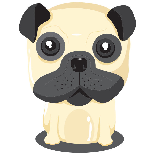 Cartoon Dog Portrait