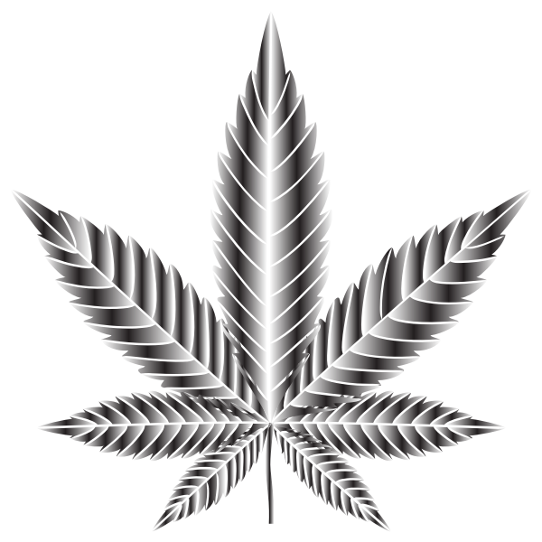 Marijuana Leaf Type II Duochrome