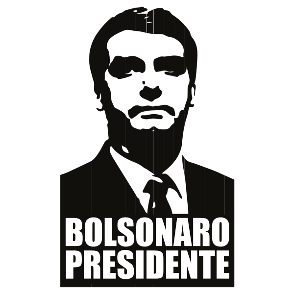 Estampa para camiseta Jair Bolsonaro Presidente 2018