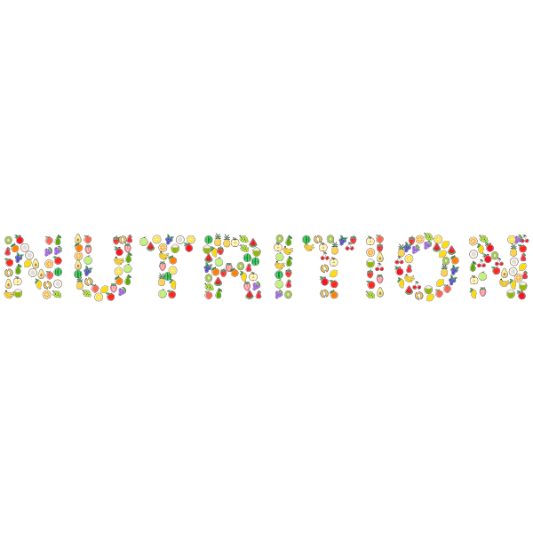 Nutrition Typography