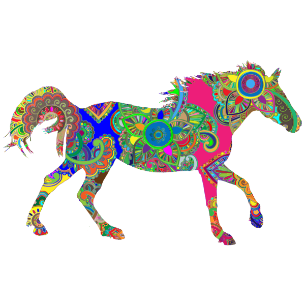 Decorated Horse Prismatic 2