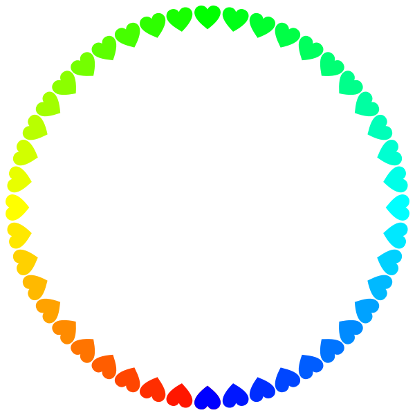 Spectrum Hearts Frame