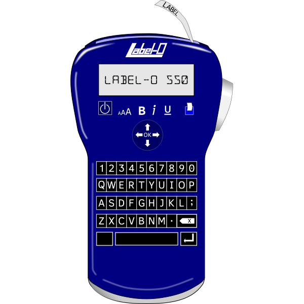 Label maker vector image