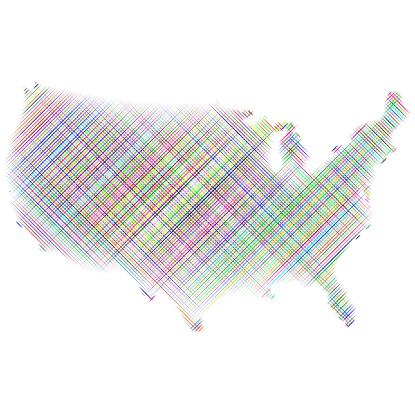 Stylized America Grid Design No BG