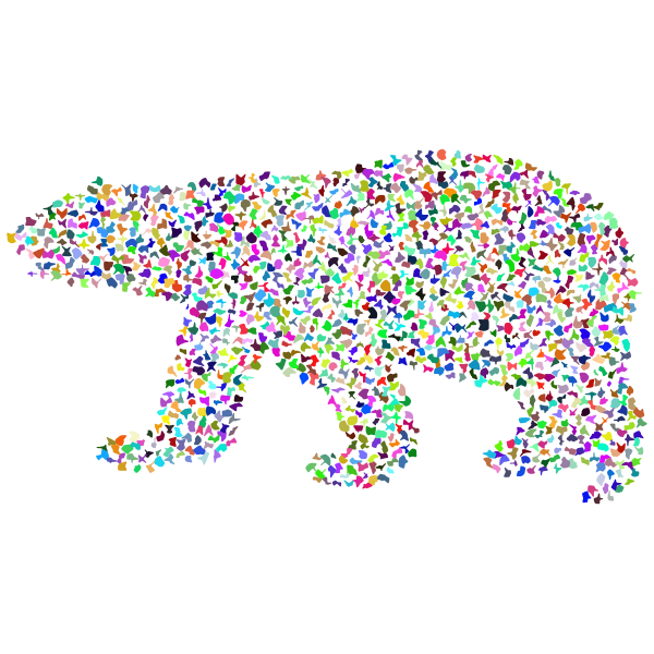 Polar Bear Random Particles Prismatic