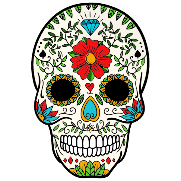 Day Of The Dead Sugar Skull 2