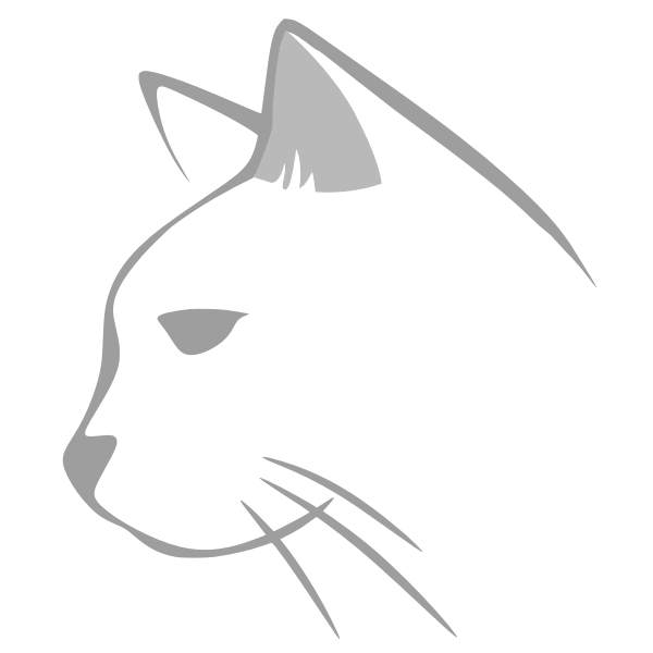 Cat Icon Grey