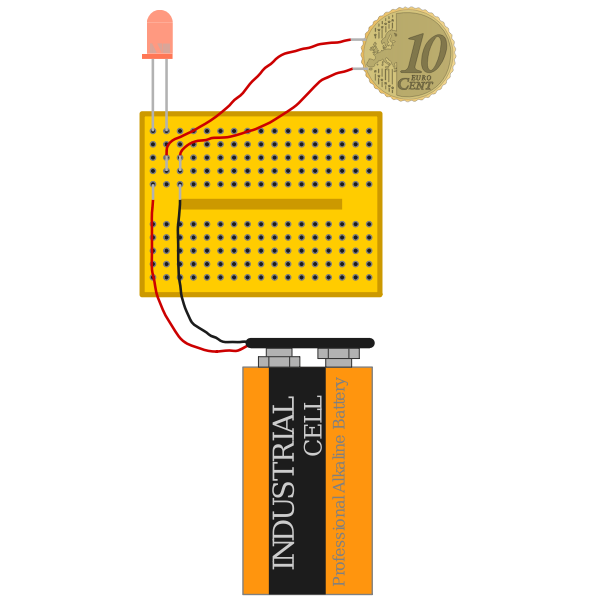 Coin and battery