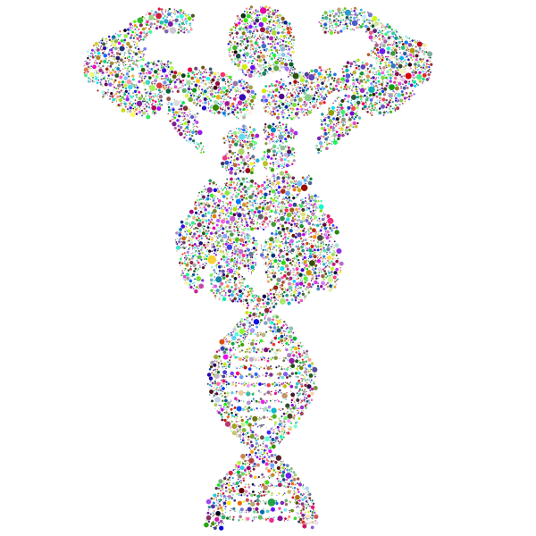 Bodybuilder DNA Circles Prismatic