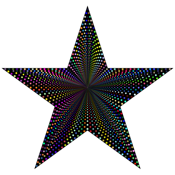 Star Dots Prismatic With BG