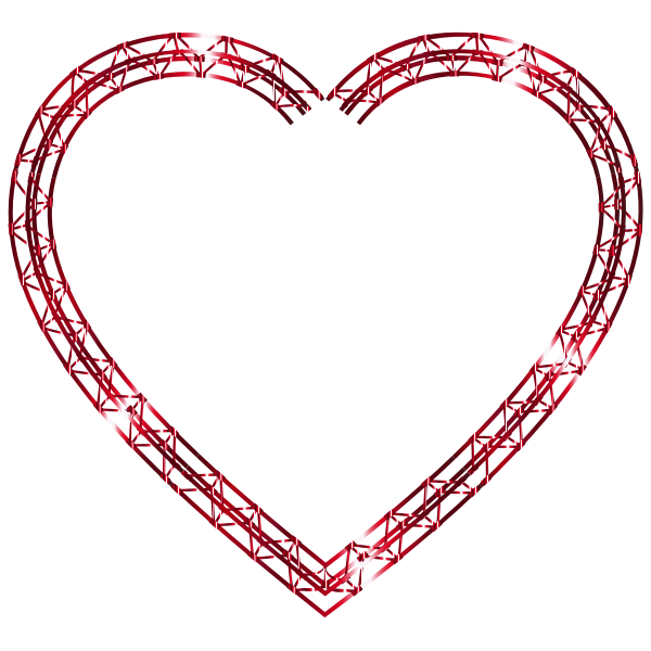 Metal Framework Heart