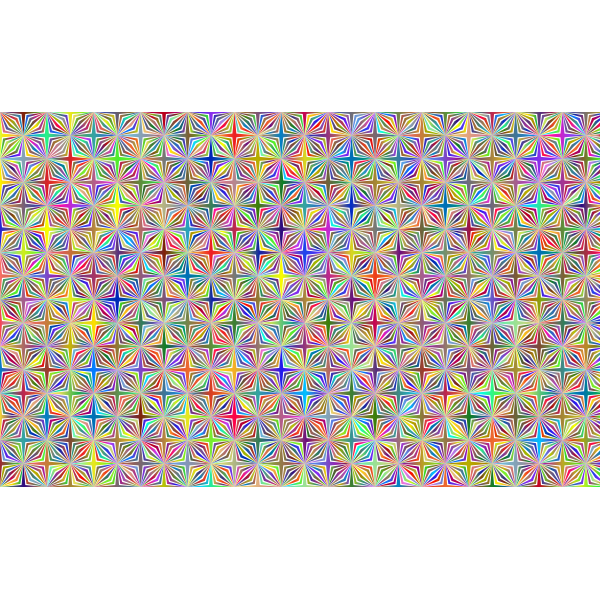 Abstract Hollow Diamonds Pattern Type II Polyprismatic No BG