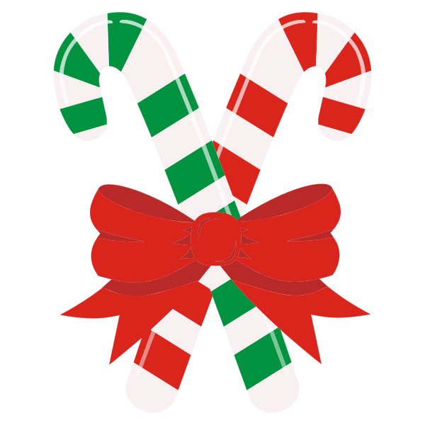 Candy Canes With A Bow