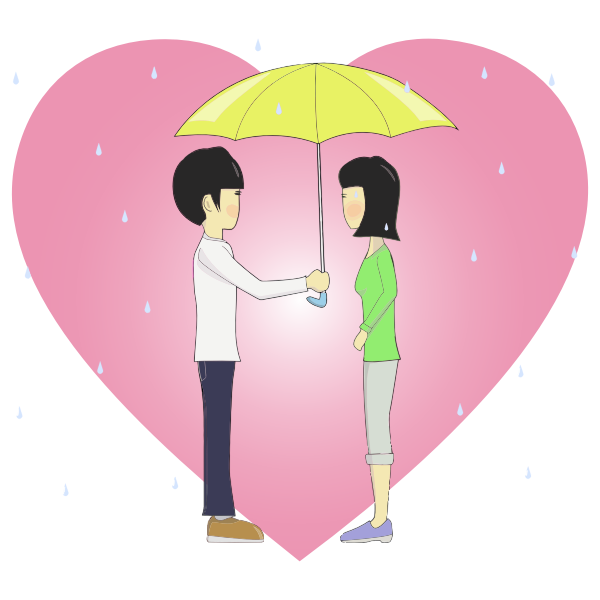 Umbrella Couple