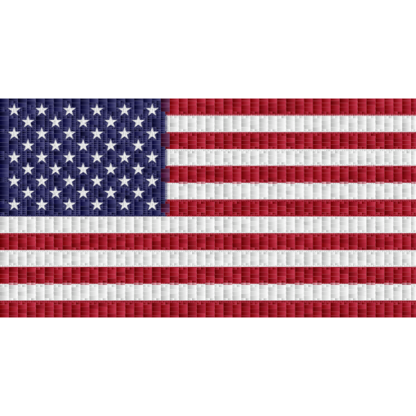 American Flag Rectangular