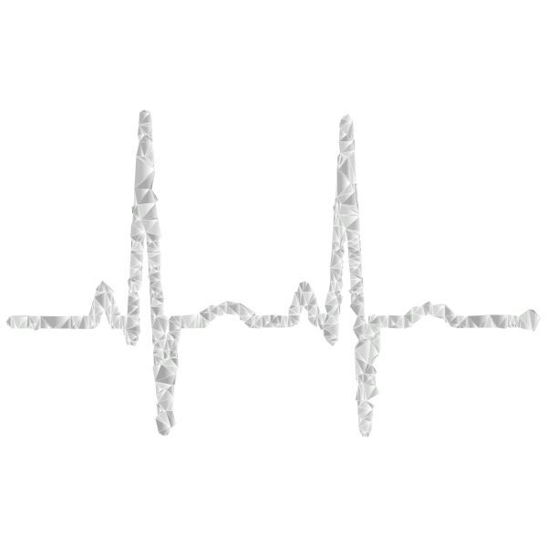 EKG Rhythm Low Poly