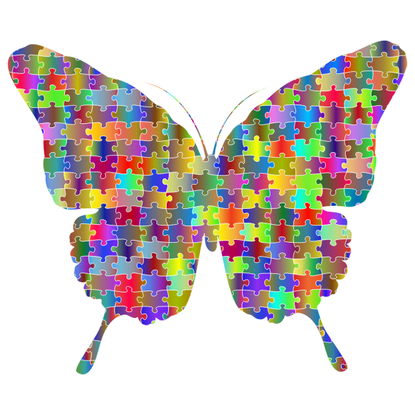 Butterfly Jigsaw Puzzle Polyprismatic