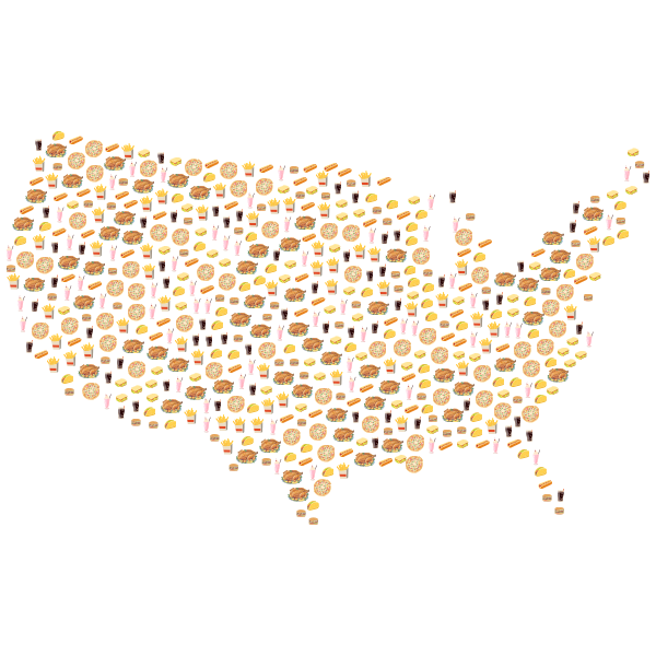 American Food Map