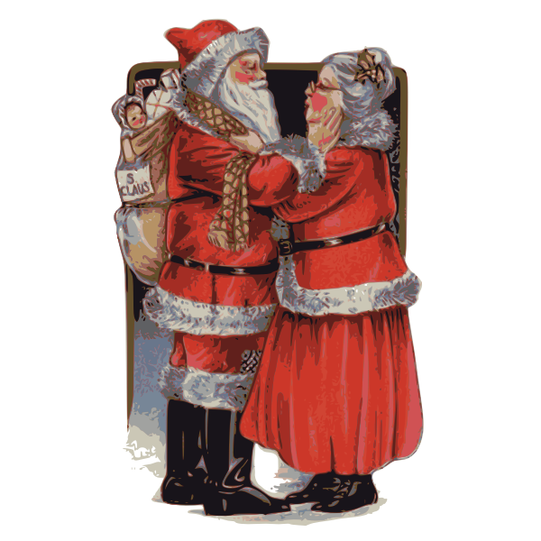 Mrs Claus and Santa