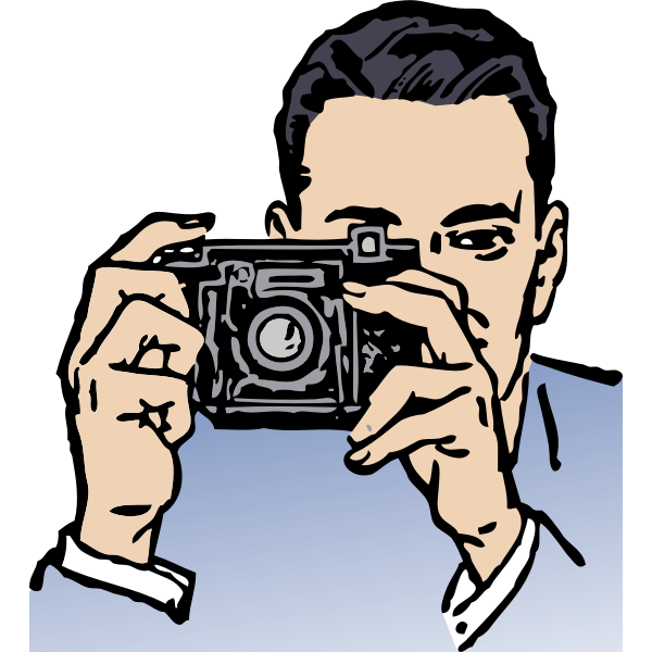 man with a camera