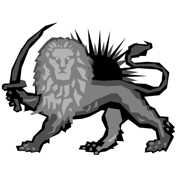 Polygonal Lion And Sun