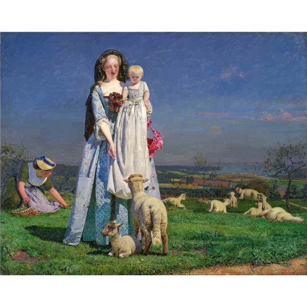 Pretty Baa Lambs Ford Madox Brown 1851