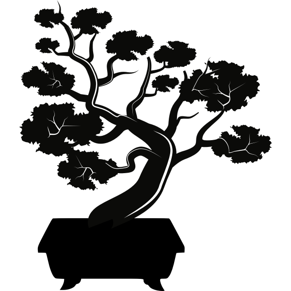 Bonsai Tree Silhouette