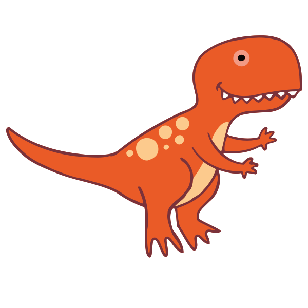 Dinosaur 3 T-Rex with Feet