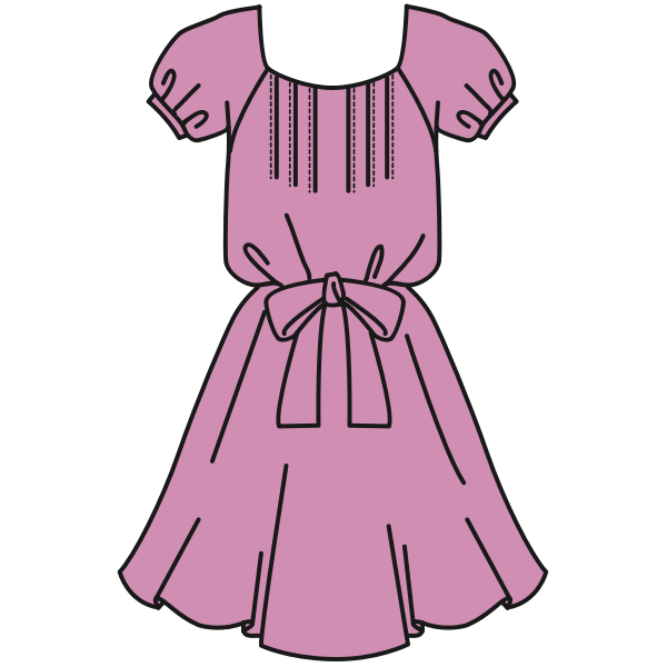 Pink dress clothing