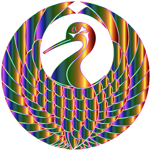 Abstract Bird Design Chromatic