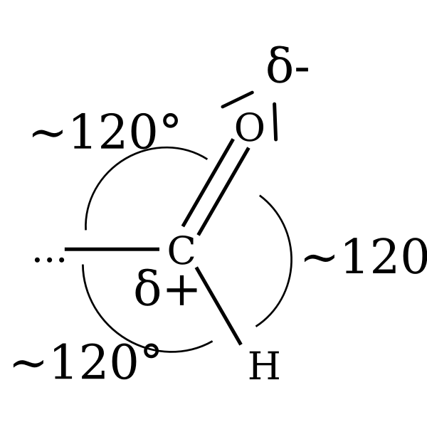 Characteristics of the aldehyde group.