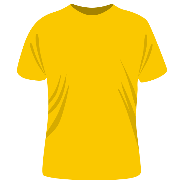 T-Shirt in yellow