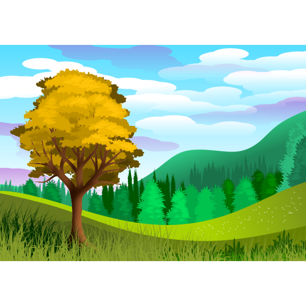 Simple tree landscape 12022019