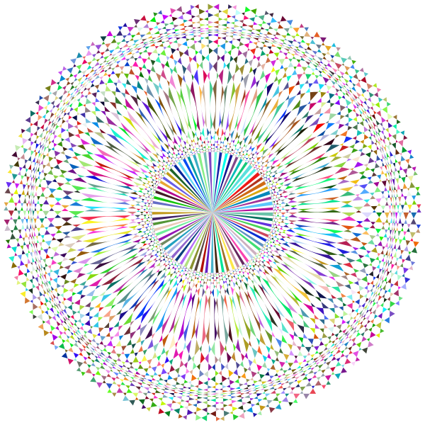 Geometrical Mandala Prismatic No BG