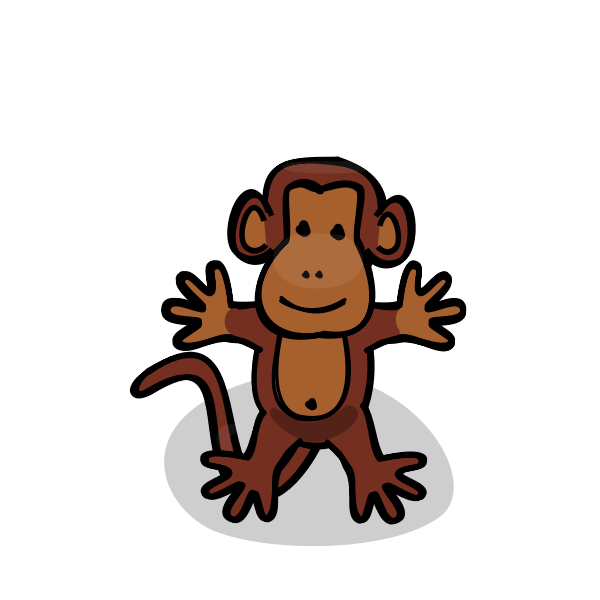 Cartoon monkey-1574676377