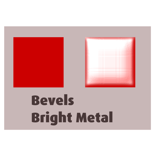 Bevels Bright Metal