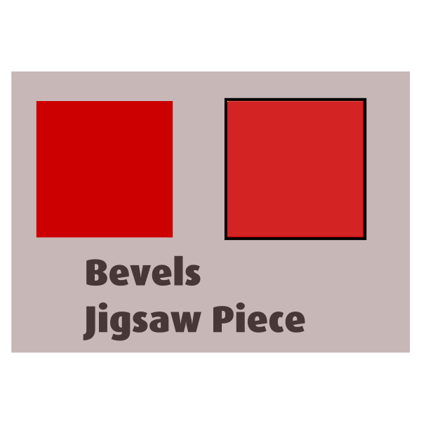 Bevels Jigsaw Piece