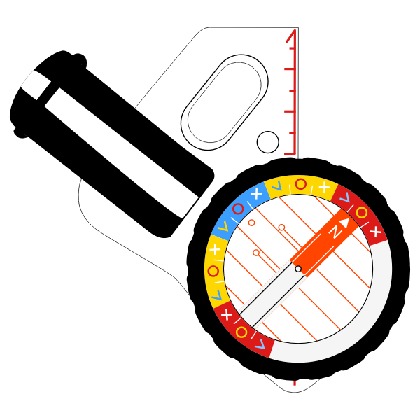 Orienteering Thumb Compass