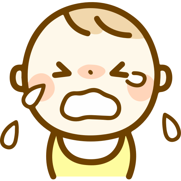 Boy crying cartoon image