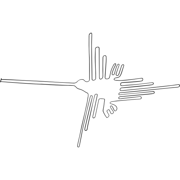 Nazca lines - Hummingbird