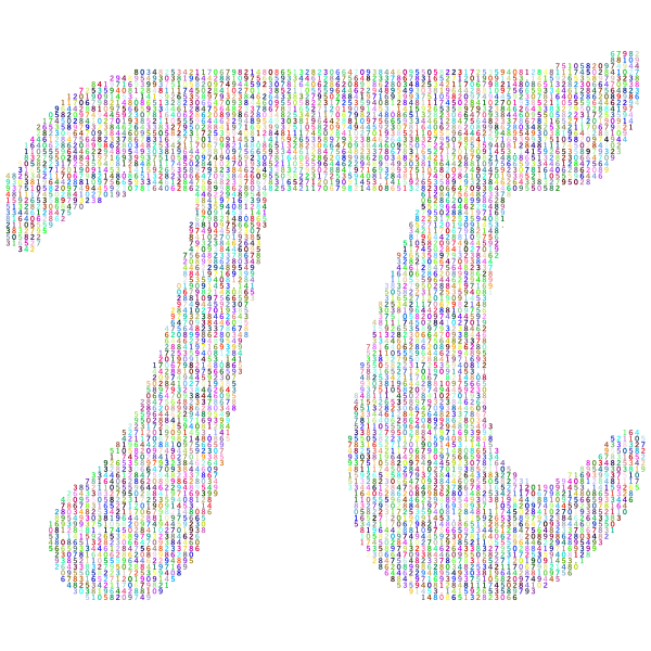 Pi In Numbers Prismatic