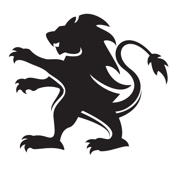 Lion outline silhouette