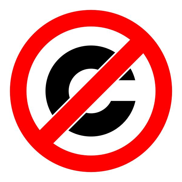 Anti-copyright symbol