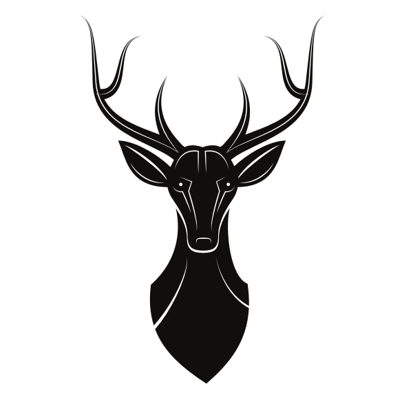 Deer stag silhouette