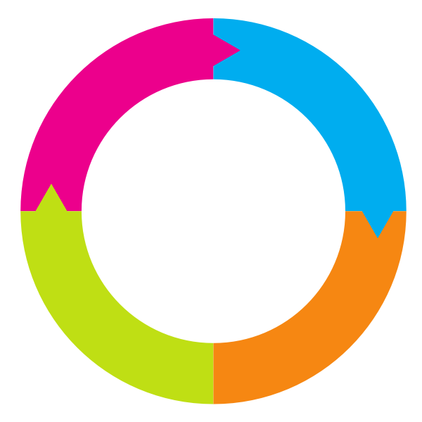 Infographics circle