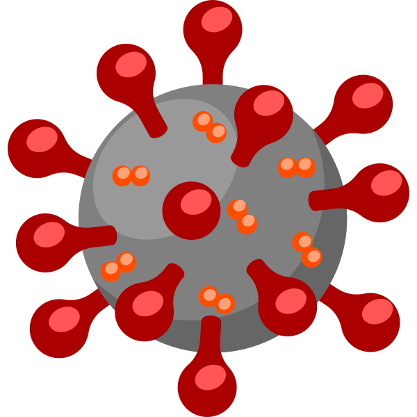 Sars-cov-2 coronavirus cartoon