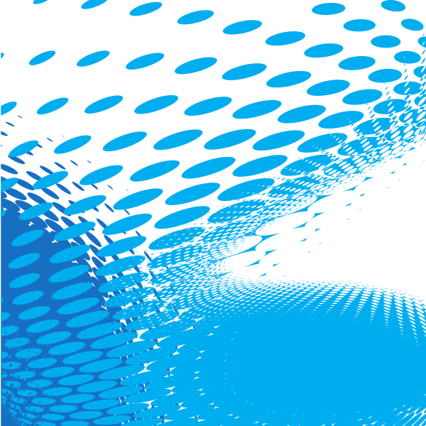 Blue halftone effects