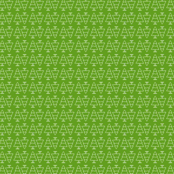 Green background tree pattern