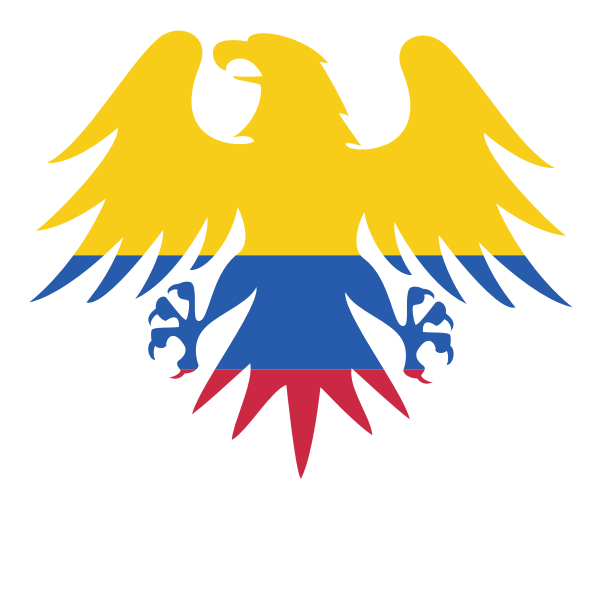 Colombian flag heraldic eagle