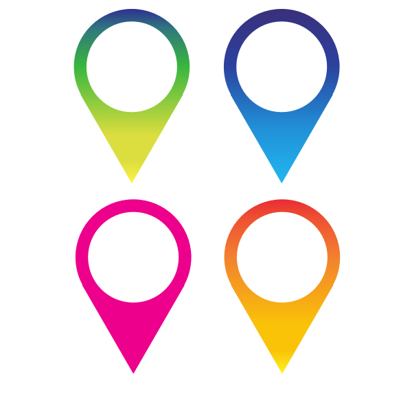 Location pins